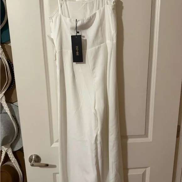 DO+BE White Ruffled Jumpsuit - Picture 2 of 2